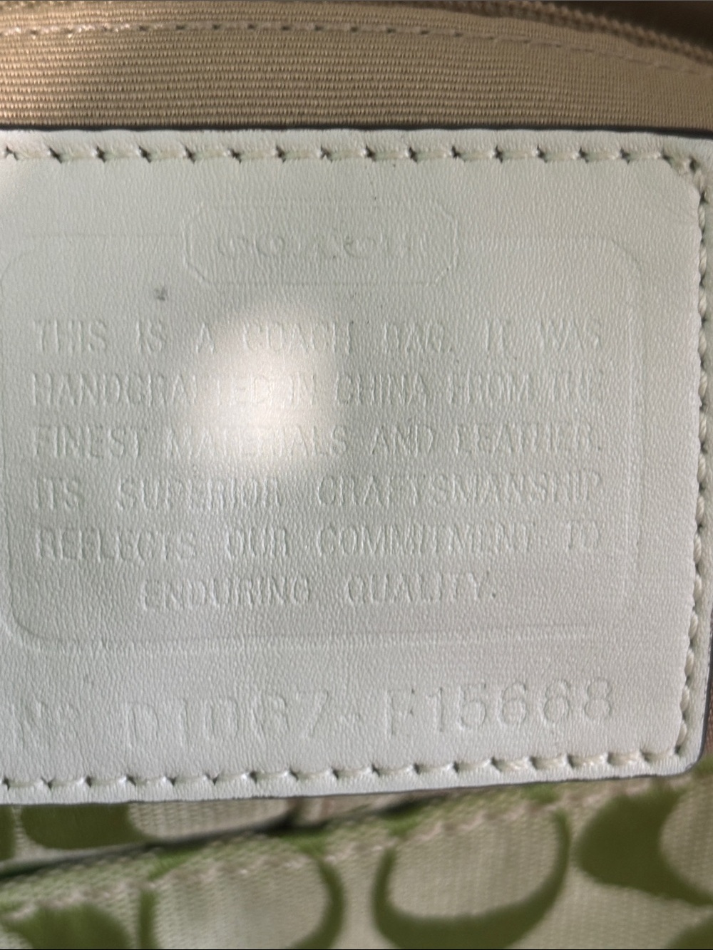 vintage Y2K-era Coach Soho Signature Flap Bag (specifically style F15668) - Picture 2 of 16